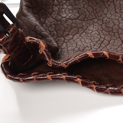 Bottega Veneta Lambskin Cobra Hobo Brown 8 of 8