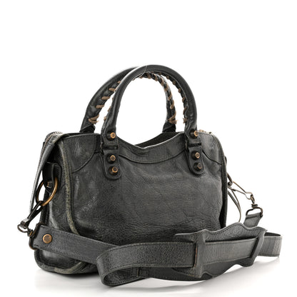 Balenciaga Agneau Classic Hardware Mini City Gris Tarmac 4 of 11