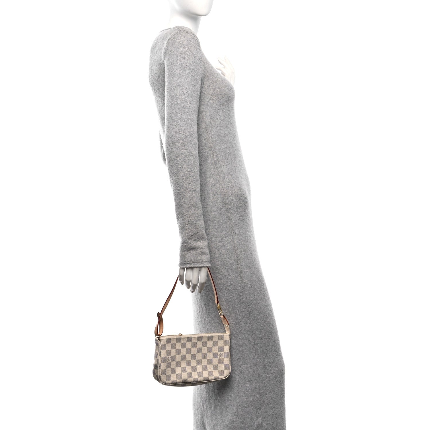 Louis Vuitton Damier Azur Pochette Accessories NM 2 of 10