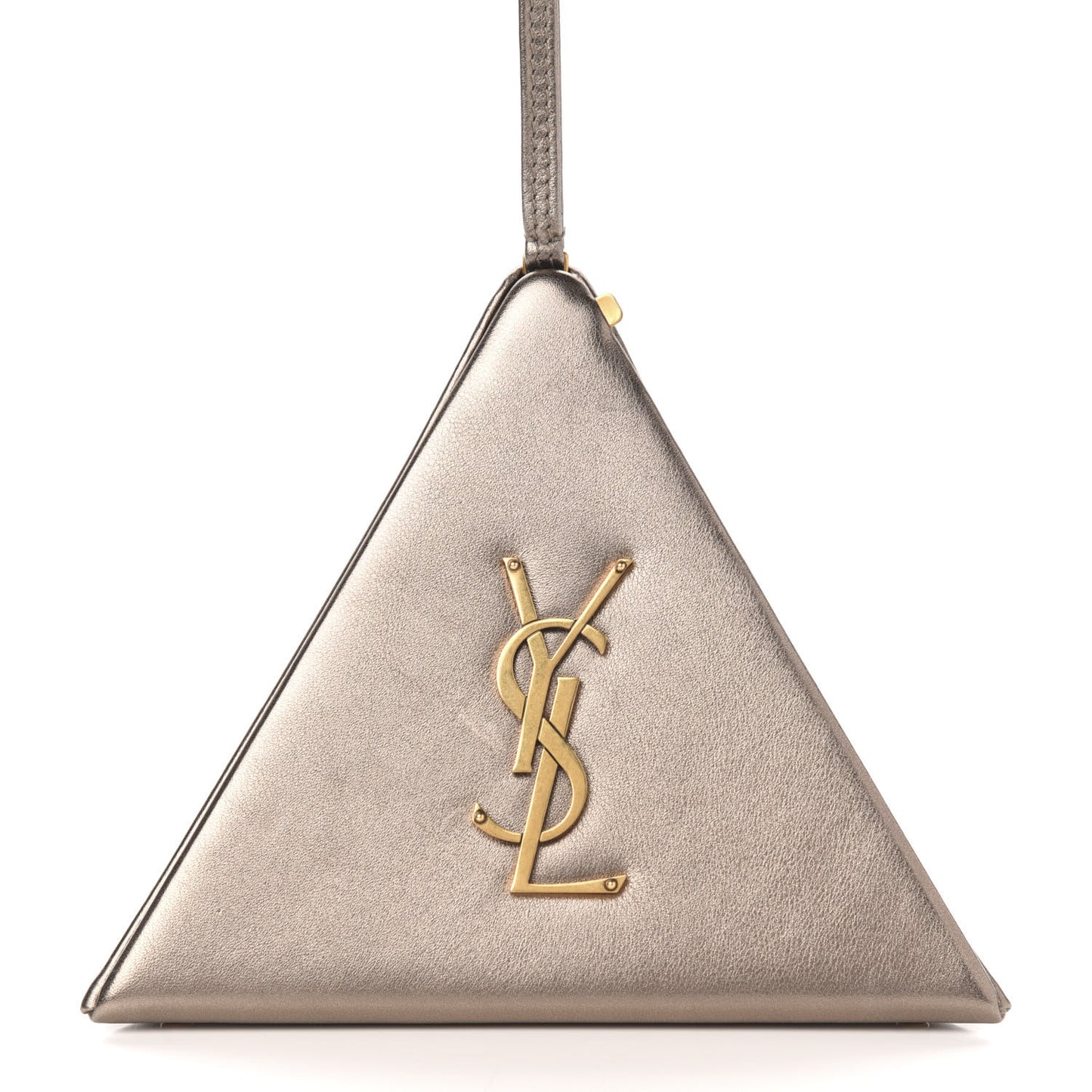 Lambskin Pyramid Clutch
