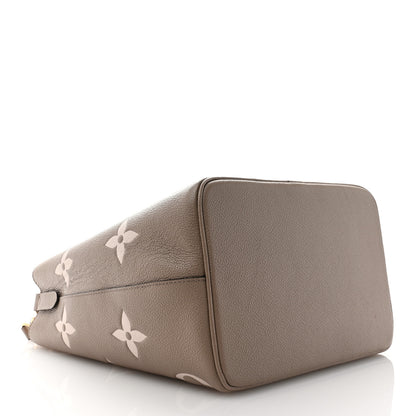 Louis Vuitton Empreinte Monogram Giant Neonoe MM Tourterelle Creme 5 of 14