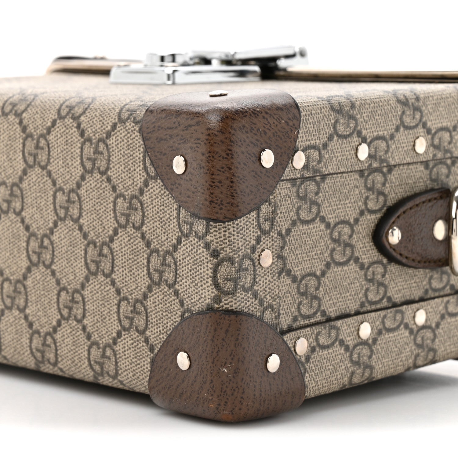 Gucci GG Supreme Monogram Globe-Trotter Beauty Case Brown 9 of 15