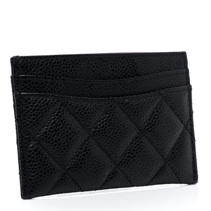 Chanel Caviar Quilted Card Holder Black 2 of 4