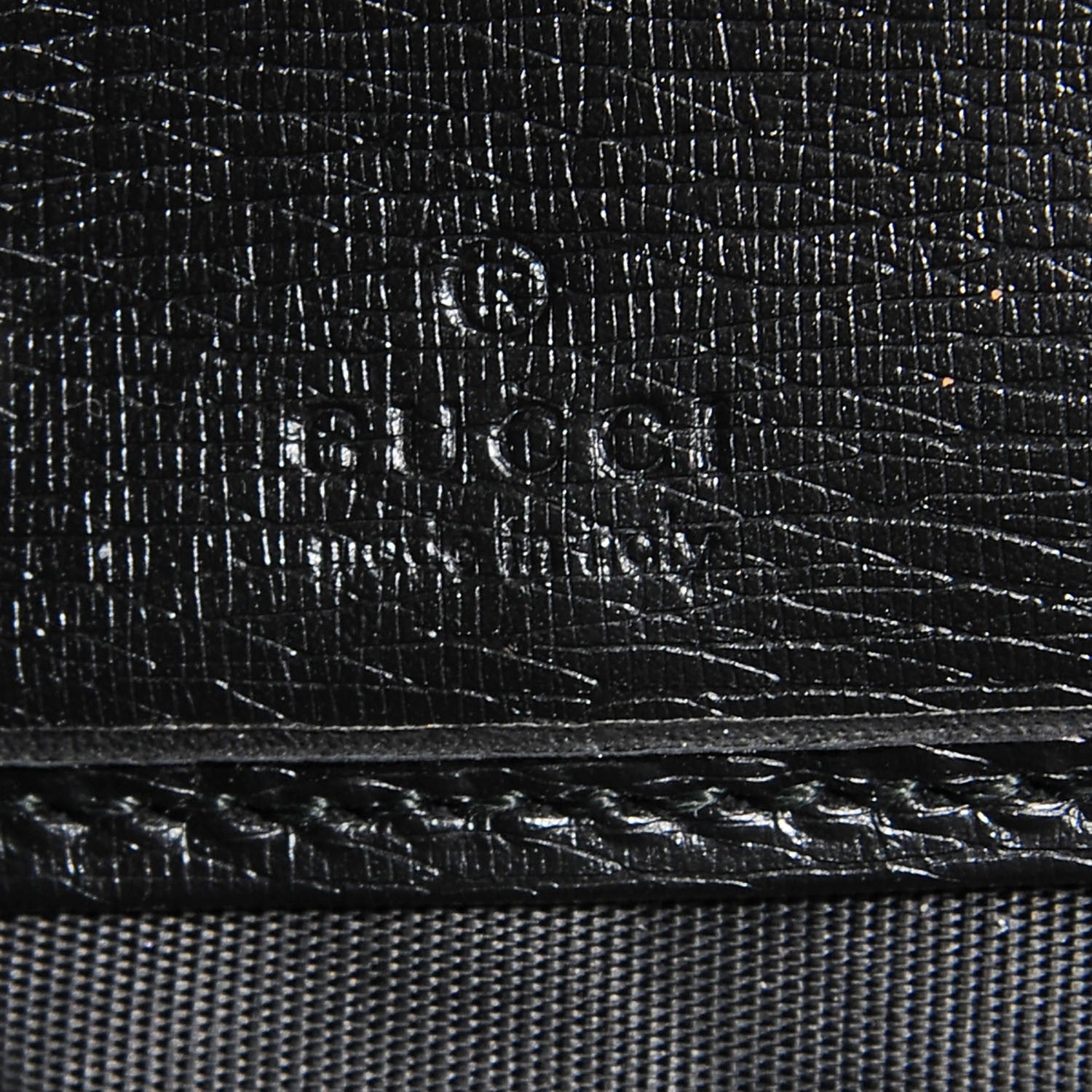 Gucci Shangai Calfskin Flora Knight Zip Around Wallet Black 8 of 8