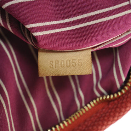 Louis Vuitton Toile Antigua Cabas MM Red Pink 7 of 8