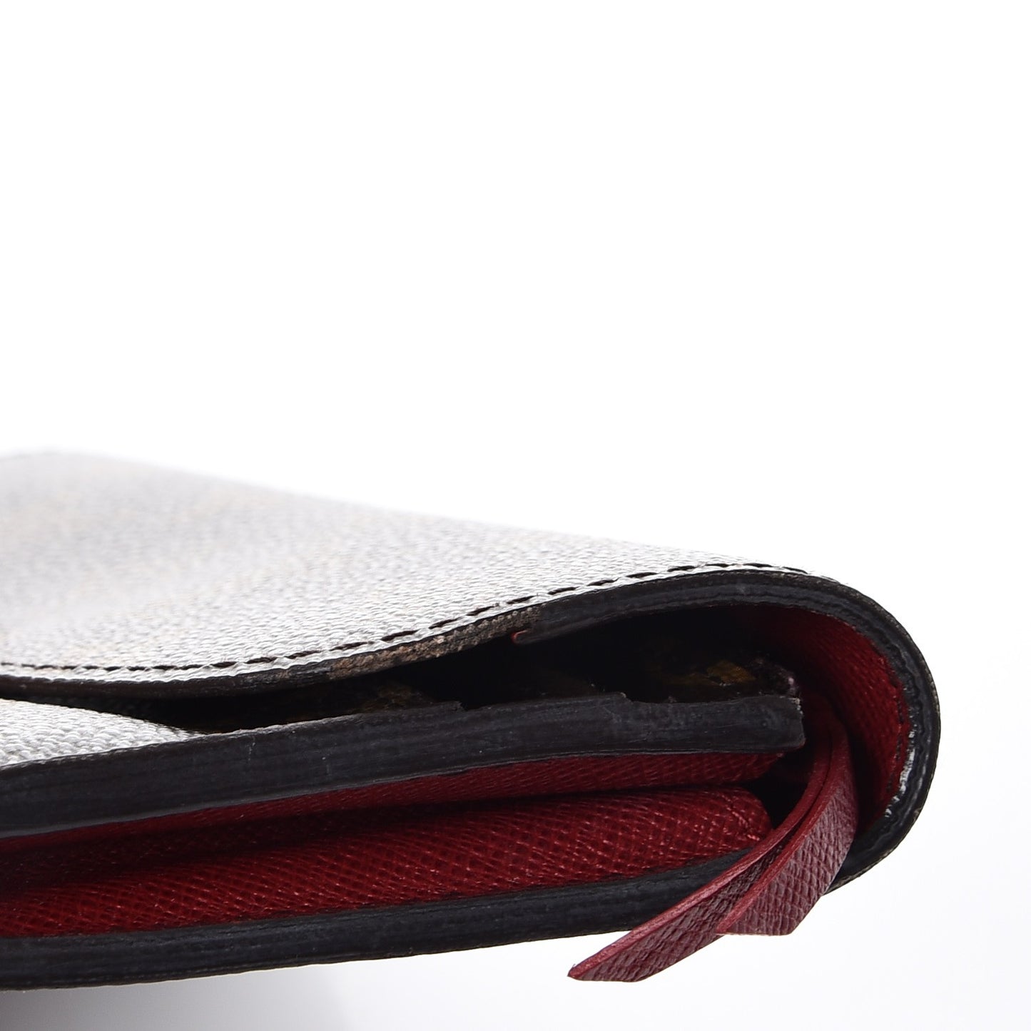 Monogram Emilie Wallet Red