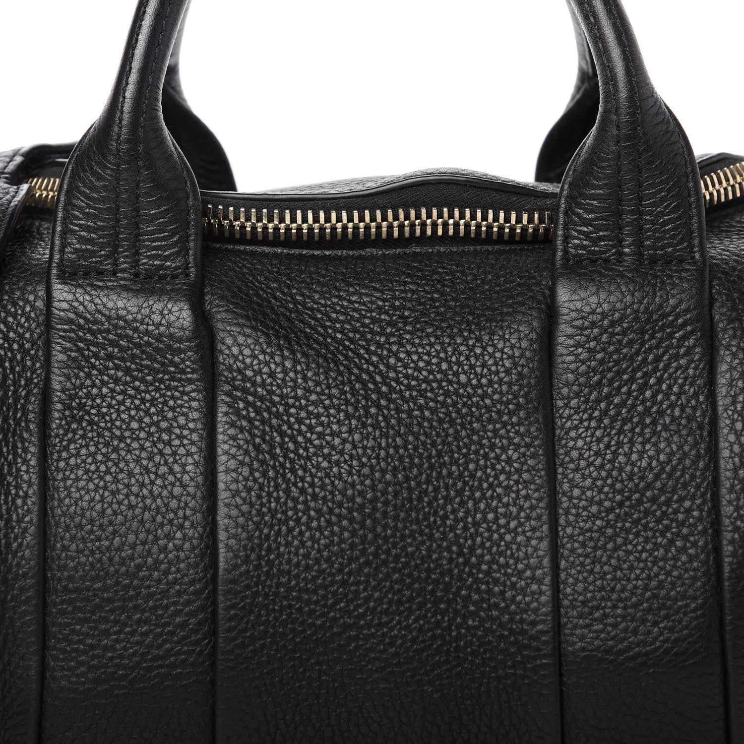 Alexander Wang Pebbled Lambskin Rockie Black Pale Gold Hardware 9 of 9