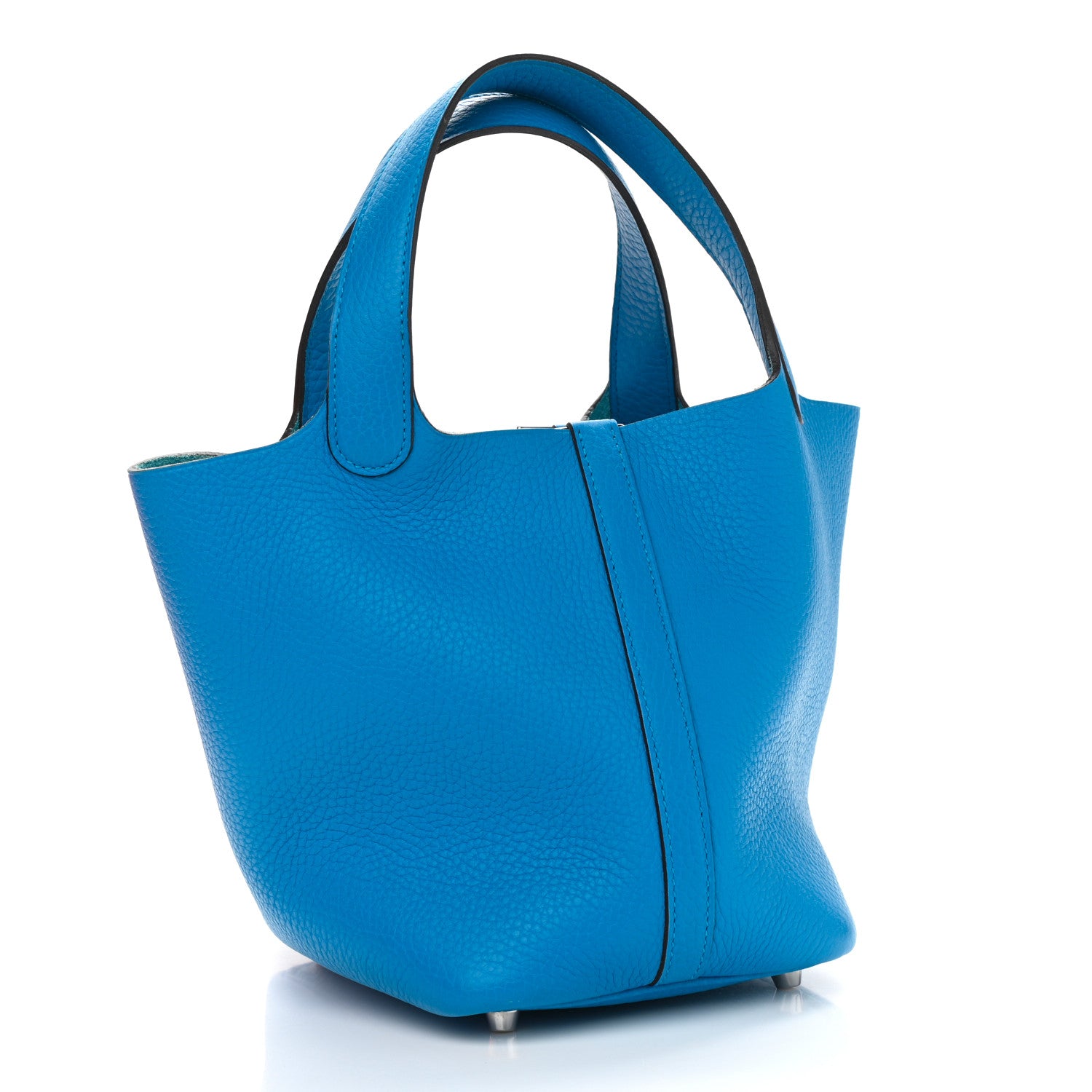 Hermes Taurillon Clemence Picotin Lock 18 PM Bleu Zanzibar 3 of 11