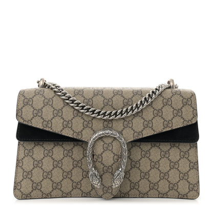 Gucci GG Supreme Monogram Small Dionysus Shoulder Bag Black 1 of 17