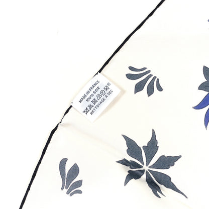 Hermes Silk Les Leopards Muffler White Modore Gris 5 of 5
