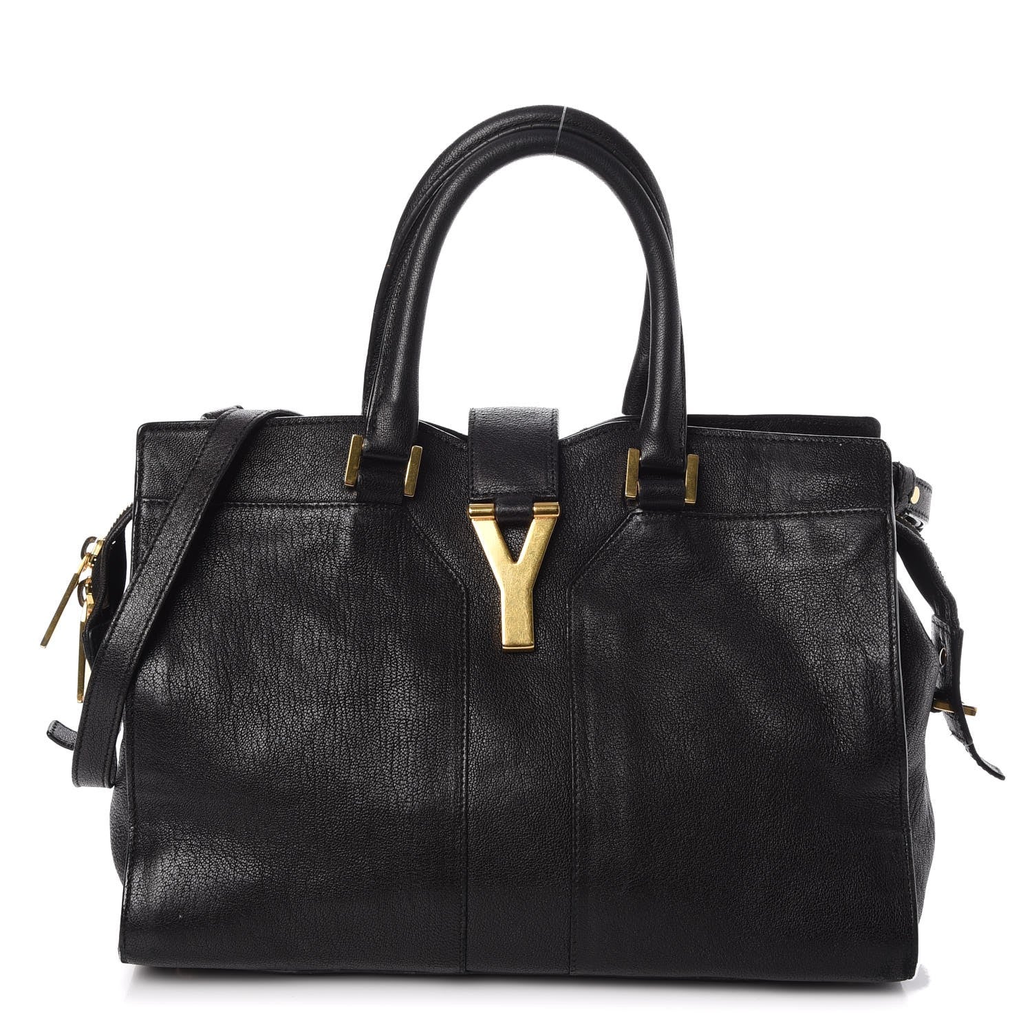 Saint Laurent Sheepskin Small Cabas ChYc Black 1 of 21