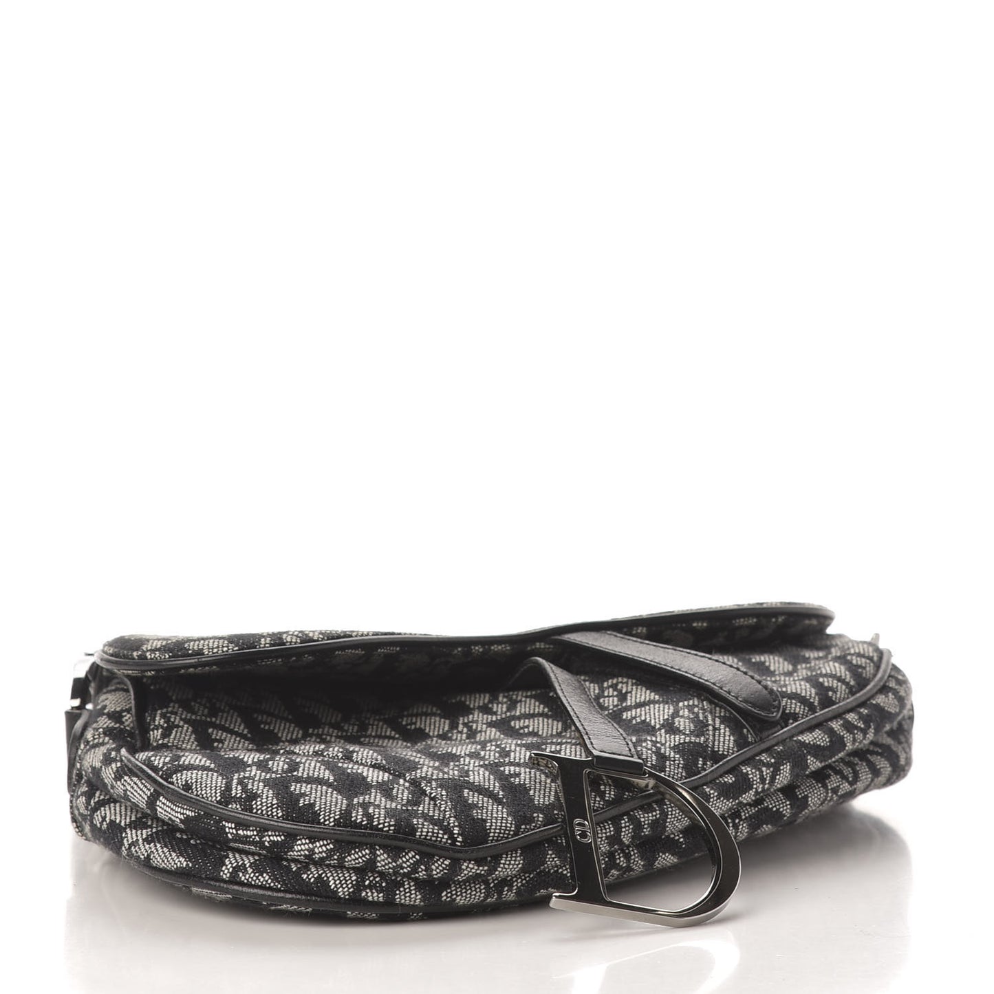 Monogram Saddle Bag Black