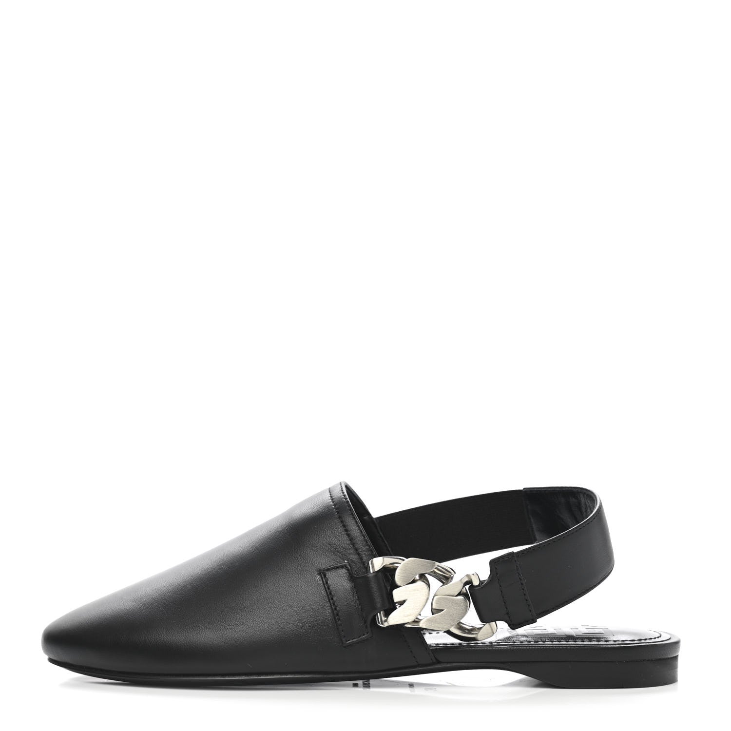 Givenchy Nappa G-Chain Slingback Flat 37 Black 1 of 9