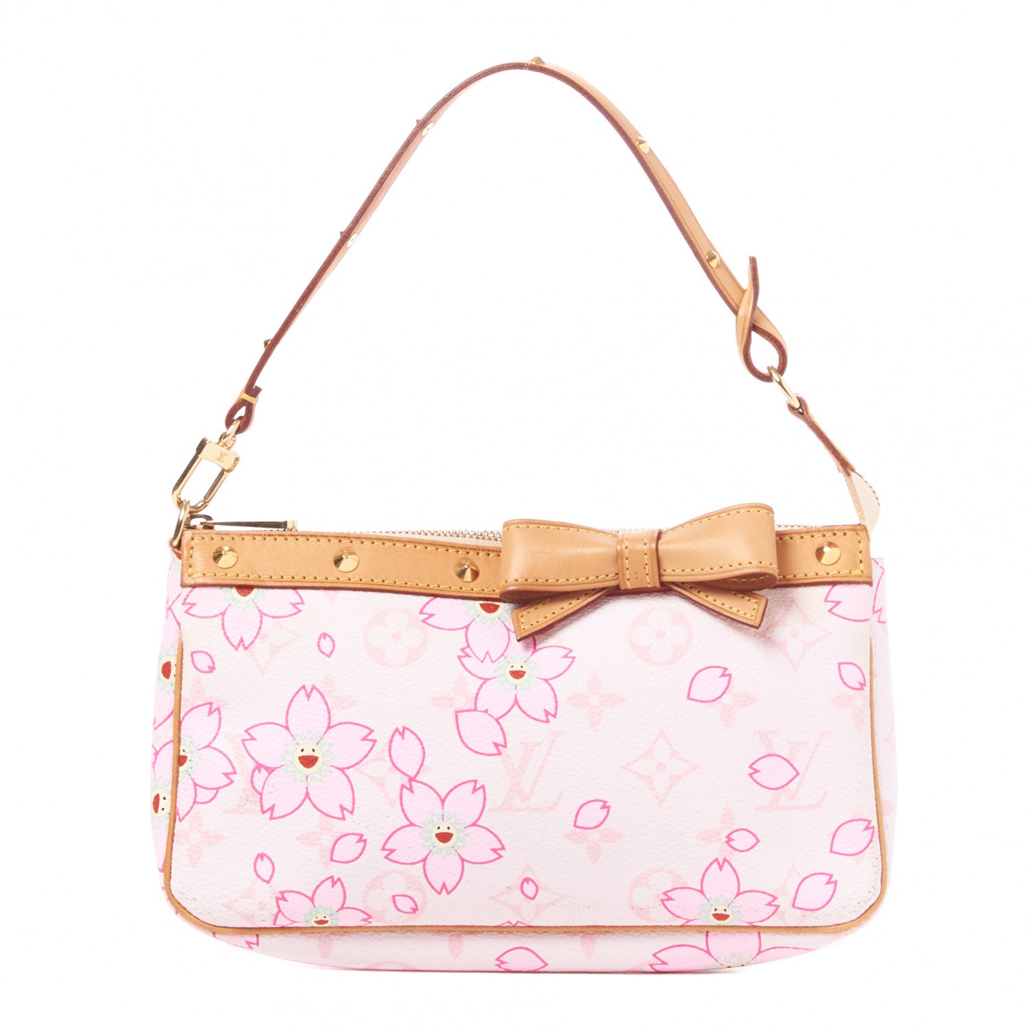 Louis Vuitton Monogram Cherry Blossom Pochette Accessories Pink 1 of 7