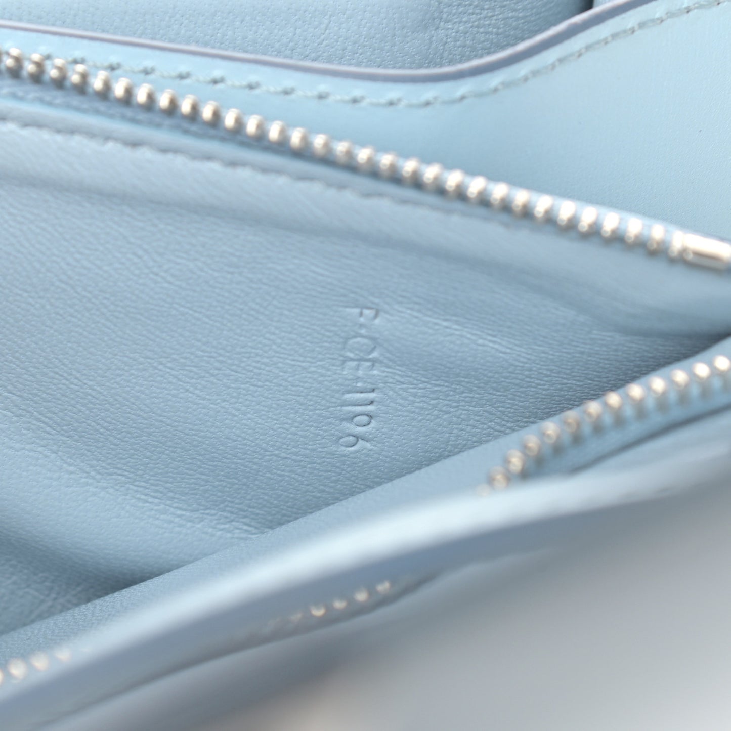 Box Calfskin Medium Classic Box Flap Bag Pale Blue