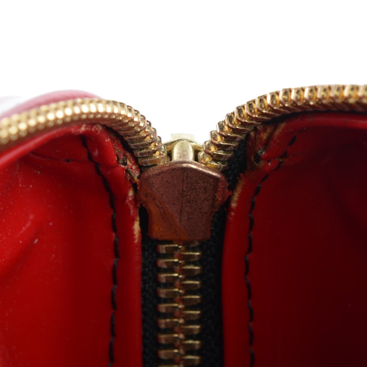 Valentino Garavani Coated Canvas Lacca Fleur Satchel Red 8 of 9