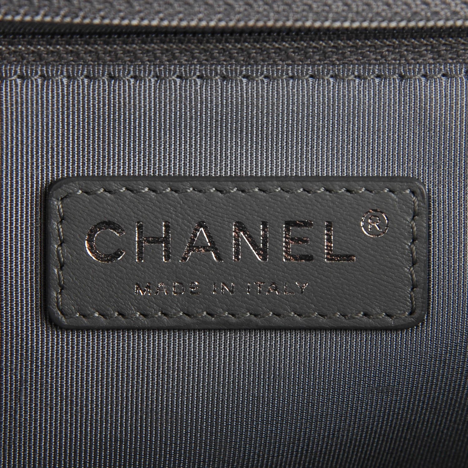 Chanel Metallic Calfskin Quilted New Medium Boy Flap Black 7 of 9