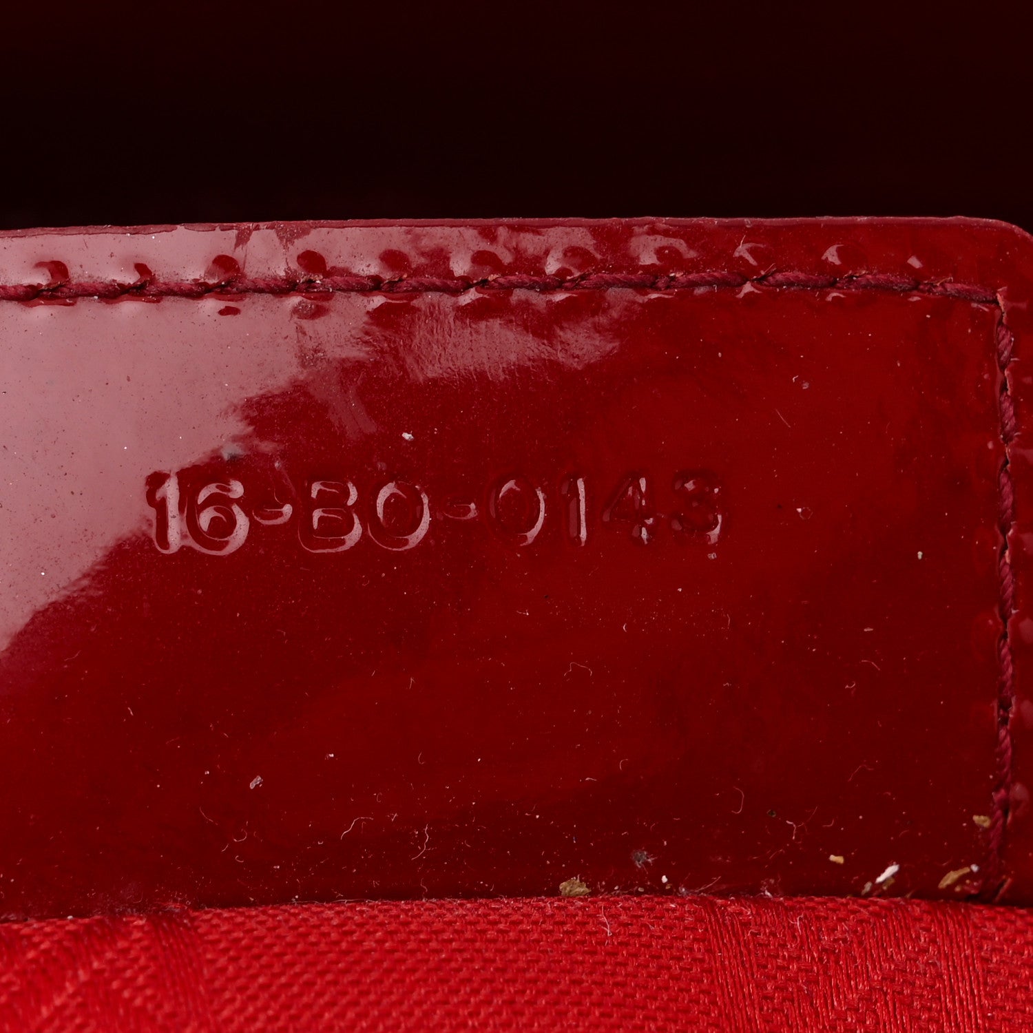 Christian Dior Patent Cannage Medium Lady Dior Red 7 of 12