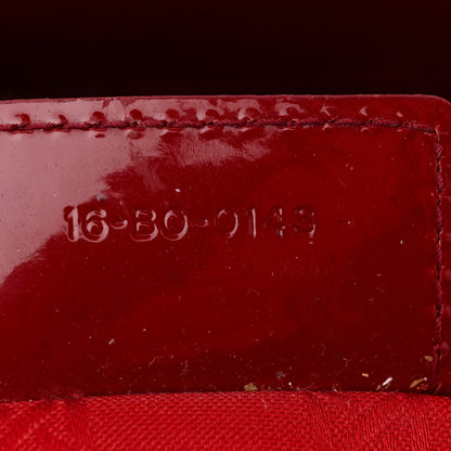 Christian Dior Patent Cannage Medium Lady Dior Red 7 of 12