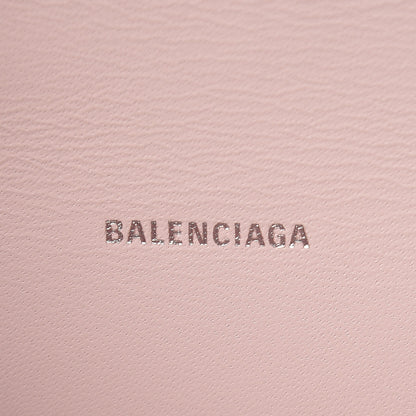 Balenciaga Shiny Box Calfskin Hourglass Top Handle Bag XS Light Rose 6 of 10