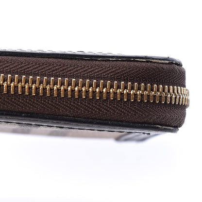 Burberry Haymarket Check Large Ziggy Zip Around Wallet Chocolate 7 of 12