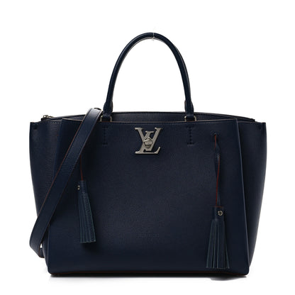 Louis Vuitton Calfskin Lockmeto Marine Rouge 1 of 7