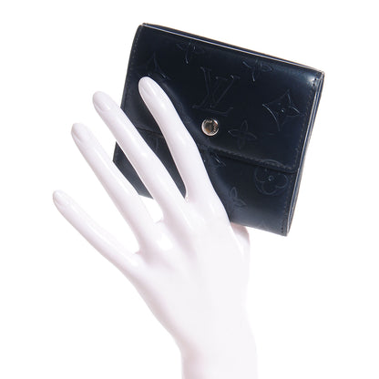 Louis Vuitton Mat Monogram Elise Wallet Blue 2 of 7