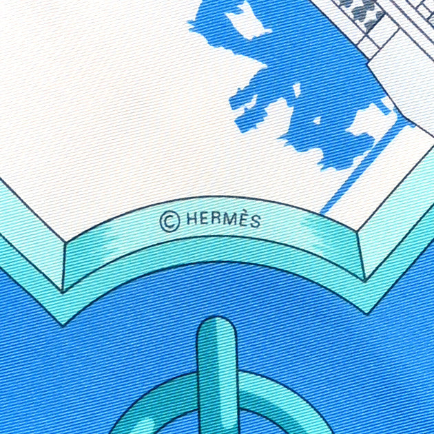 Silk Les Ponts De Paris Scarf 90