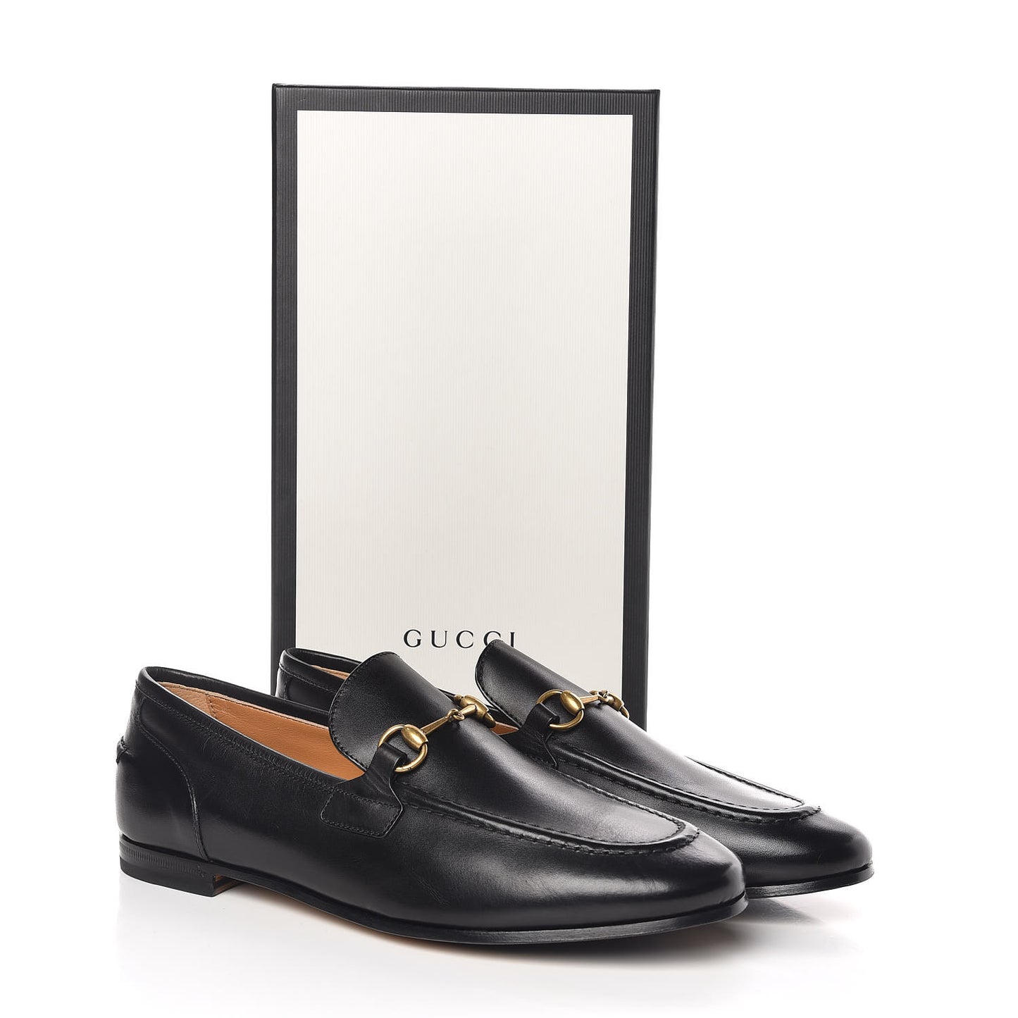 Calfskin Womens Jordaan Loafers 38.5 Black
