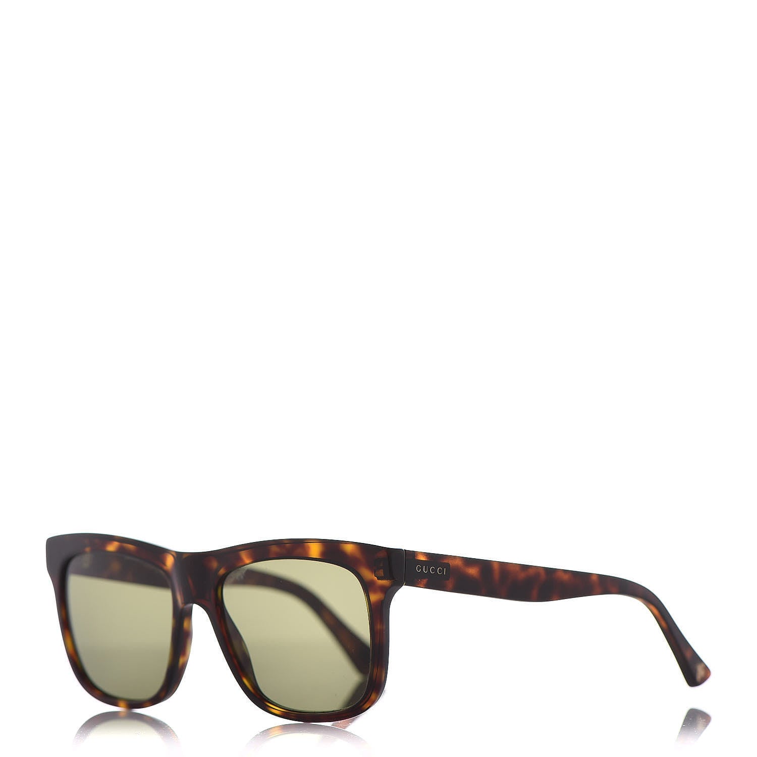Gucci Acetate Sunglasses GG0158S Tortoise 1 of 8