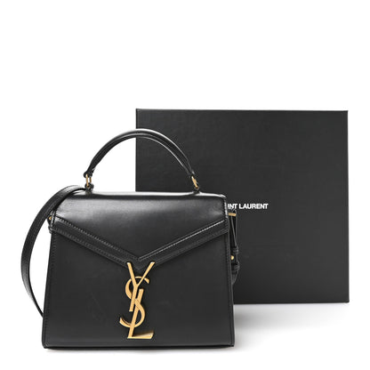 Saint Laurent Calfskin Mini Classic Monogram Cassandra Top Handle Black 11 of 11