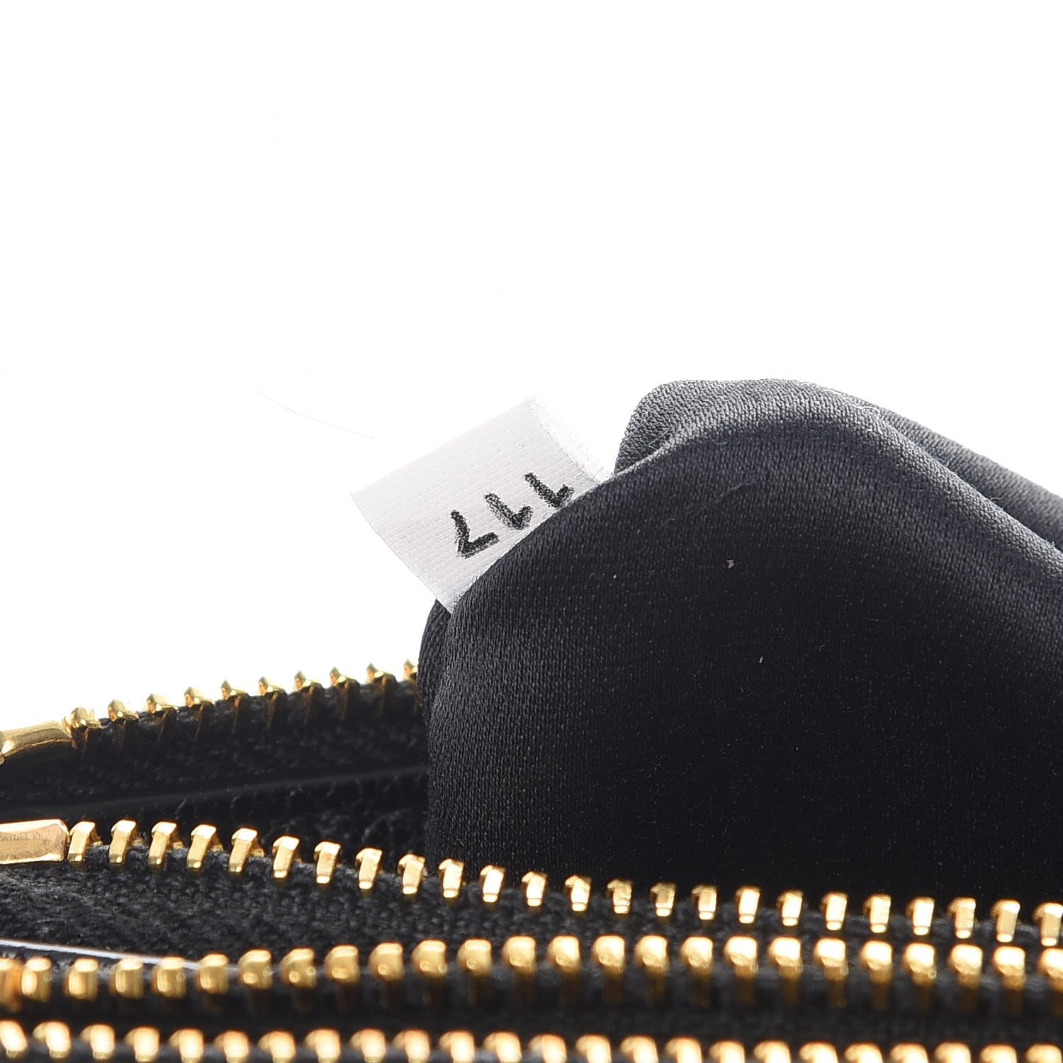 Miu Miu Goatskin Bandoliera Madras Double Zip Crossbody Bag Nero Black 9 of 9