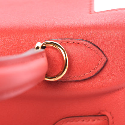 Hermes Swift Kelly Retourne 25 Rouge Tomate 18 of 41