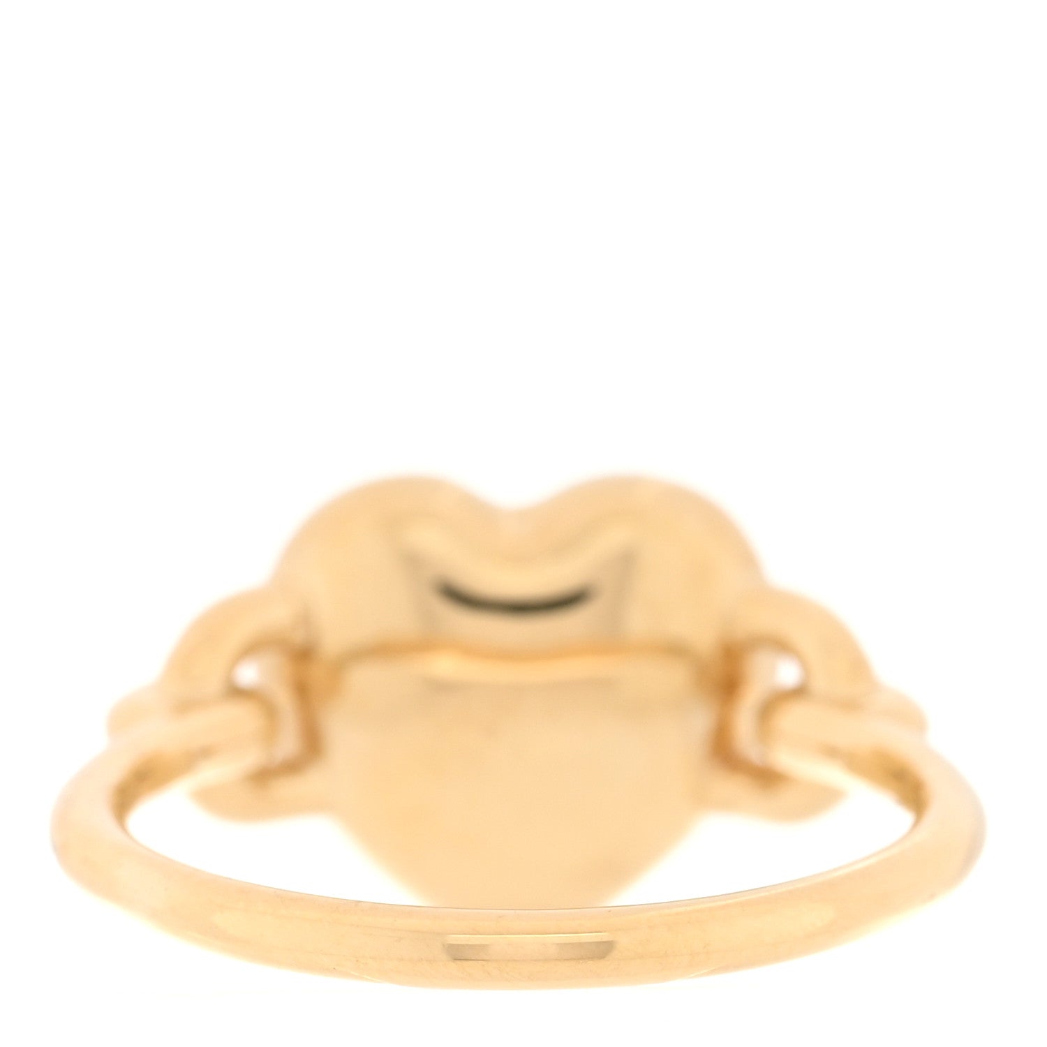 Tiffany 18K Yellow Gold Return to Tiffany Full Heart Ring 50 5.5 3 of 4