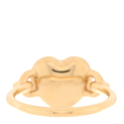 Tiffany 18K Yellow Gold Return to Tiffany Full Heart Ring 50 5.5 3 of 4