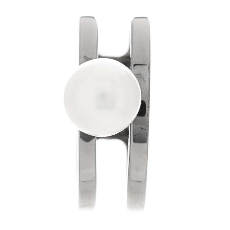 Darkened Sterling Silver Akoya Pearl 6mm Passionoir Ear Cuff