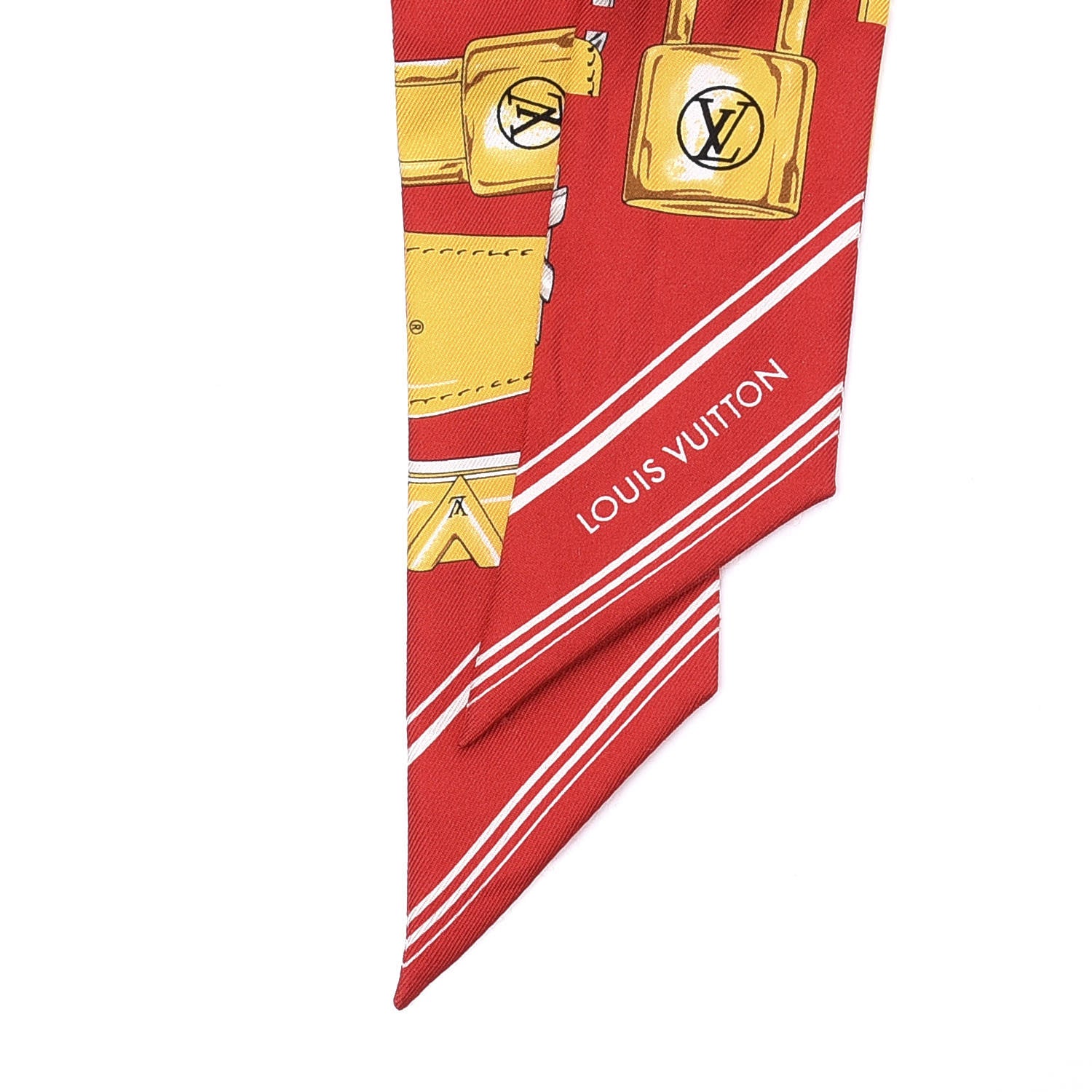 Louis Vuitton Silk Full of Locks BB Bandeau Coquelicot 2 of 4