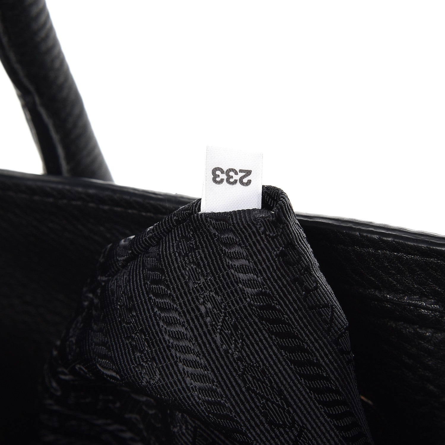 Prada Vitello Daino Tote Nero Black 7 of 8