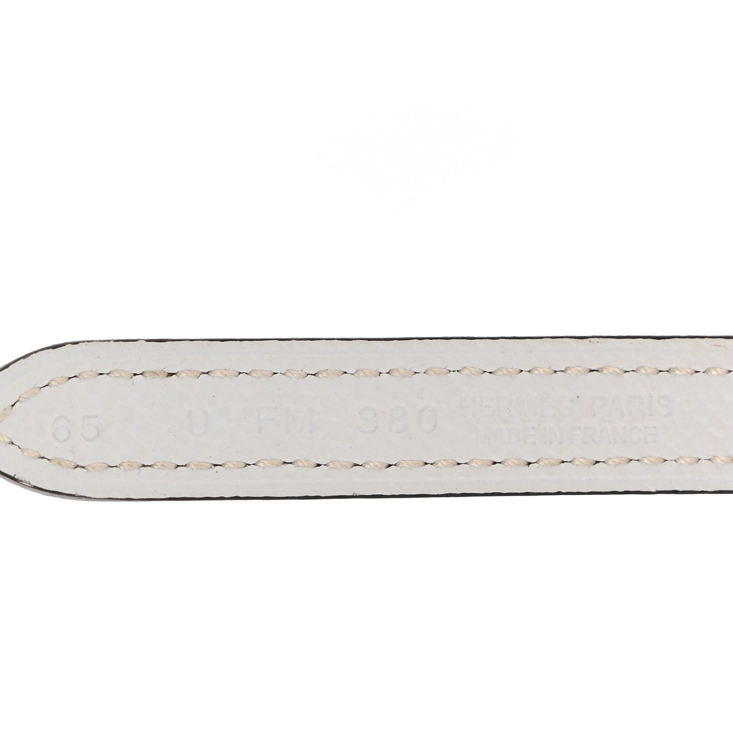 Hermes Epsom Swift 13mm Heritage Belt 65 26 Etoupe White 5 of 6
