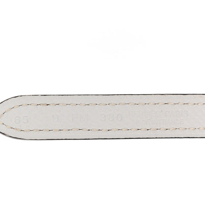 Hermes Epsom Swift 13mm Heritage Belt 65 26 Etoupe White 5 of 6