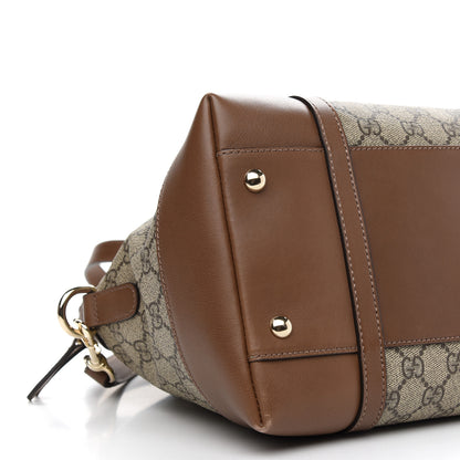 Gucci GG Supreme Monogram Medium Nice Top Handle Dome Bag Brown 8 of 11