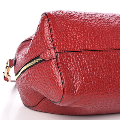 Burberry Heritage Grain Medium Alchester Bowling Bag Military Red 9 of 10