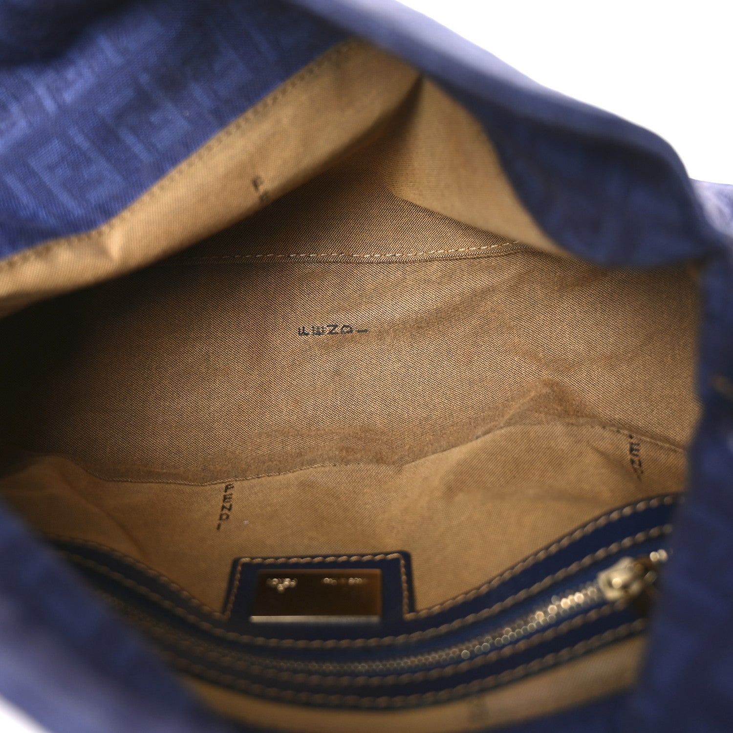 Fendi Zucchino Baguette Blue 9 of 19