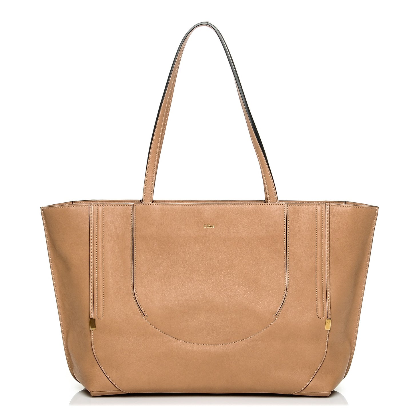 Calfskin Isa Tote Biscotti Beige