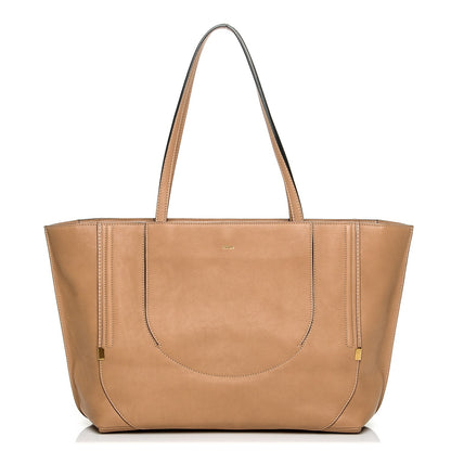 Chloe Calfskin Isa Tote Biscotti Beige 1 of 11