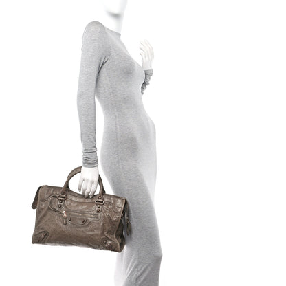 Balenciaga Agneau Giant 12 Rose Gold Hardware City Gris Poivre 2 of 14