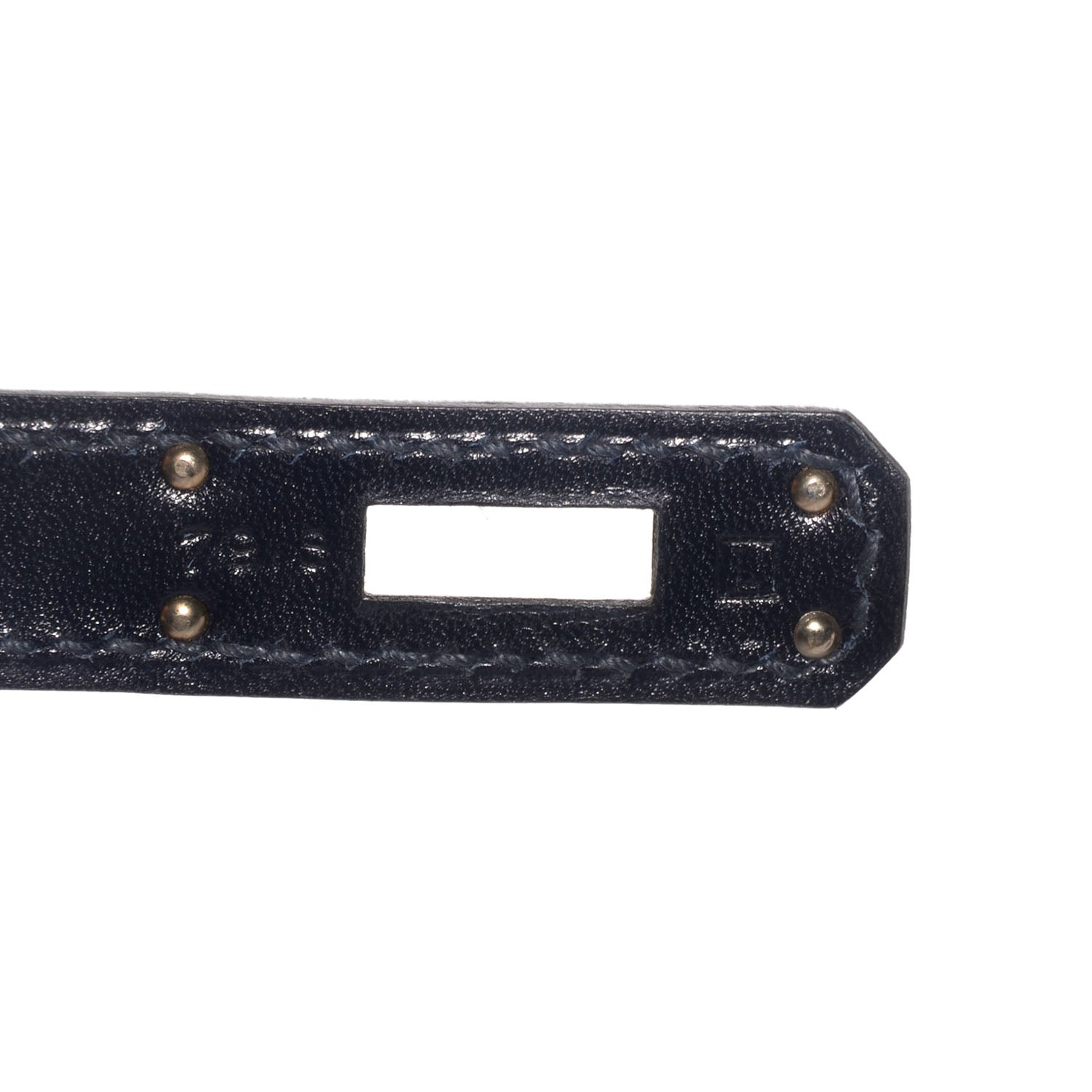 Hermes Box Kelly Cut Clutch Pochette Indigo 6 of 8