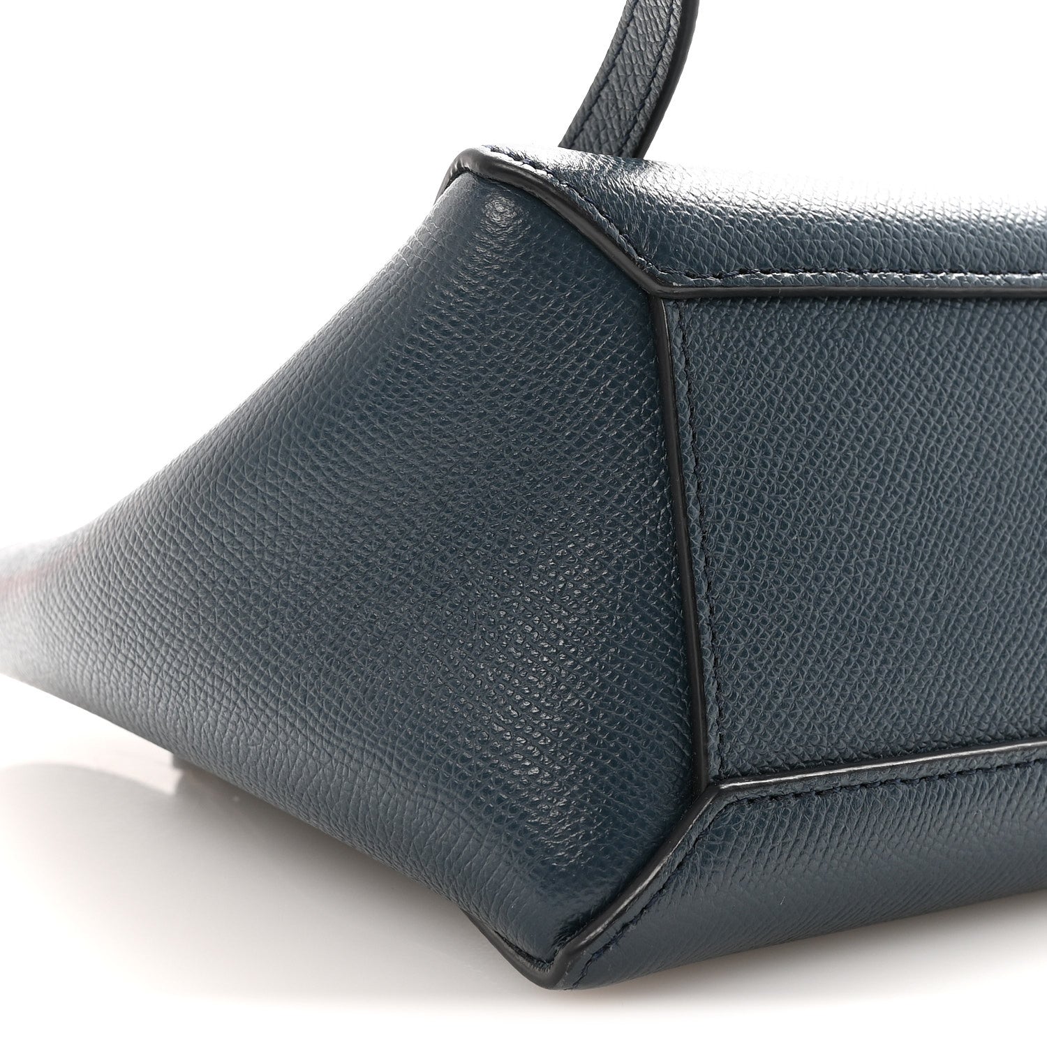 Celine Grained Calfskin Nano Belt Bag Abyss Blue 9 of 10