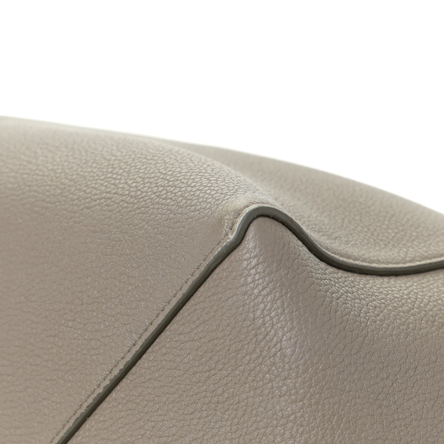 Celine Soft Grained Calfskin Medium Belt Cabas Phantom Taupe 8 of 15