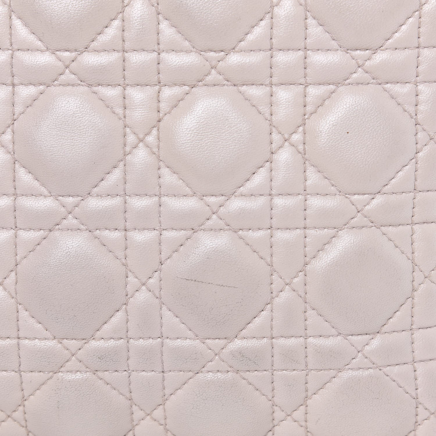Christian Dior Lambskin Cannage Medium Lady Dior Light Pink 12 of 20